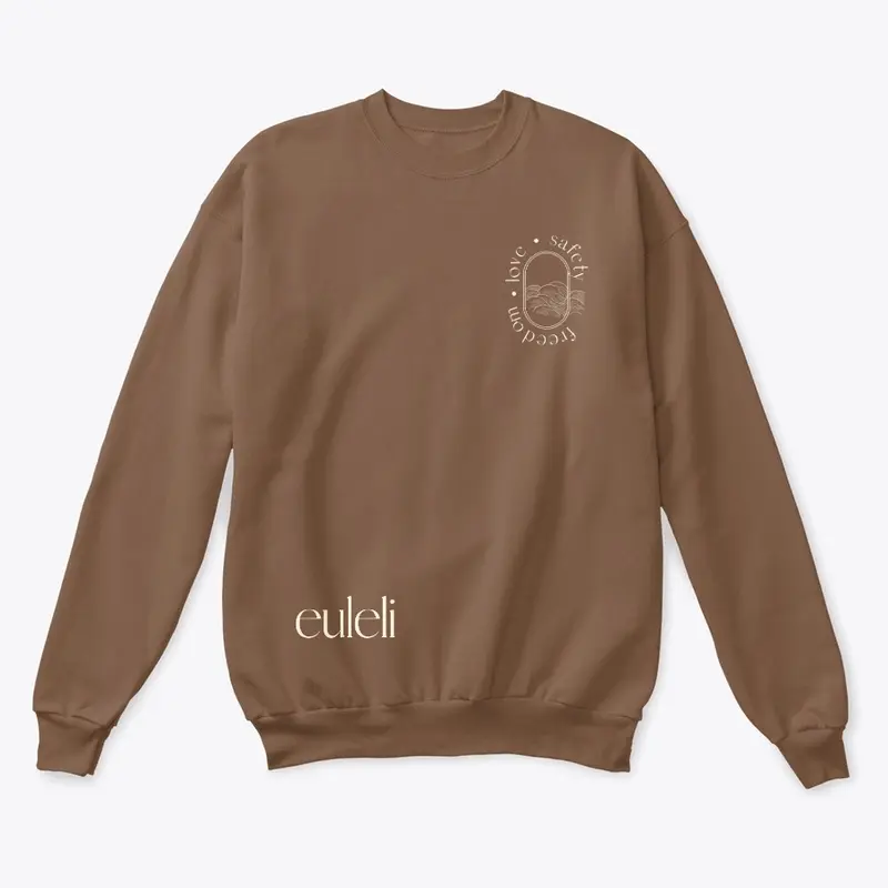 Euleli Cream Crest Crewneck